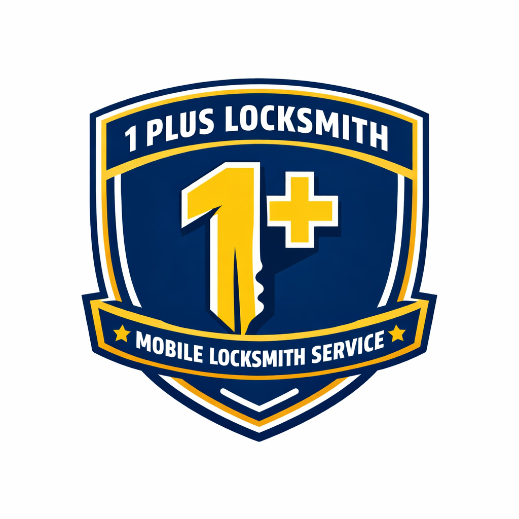 1 Plus Locksmith logo